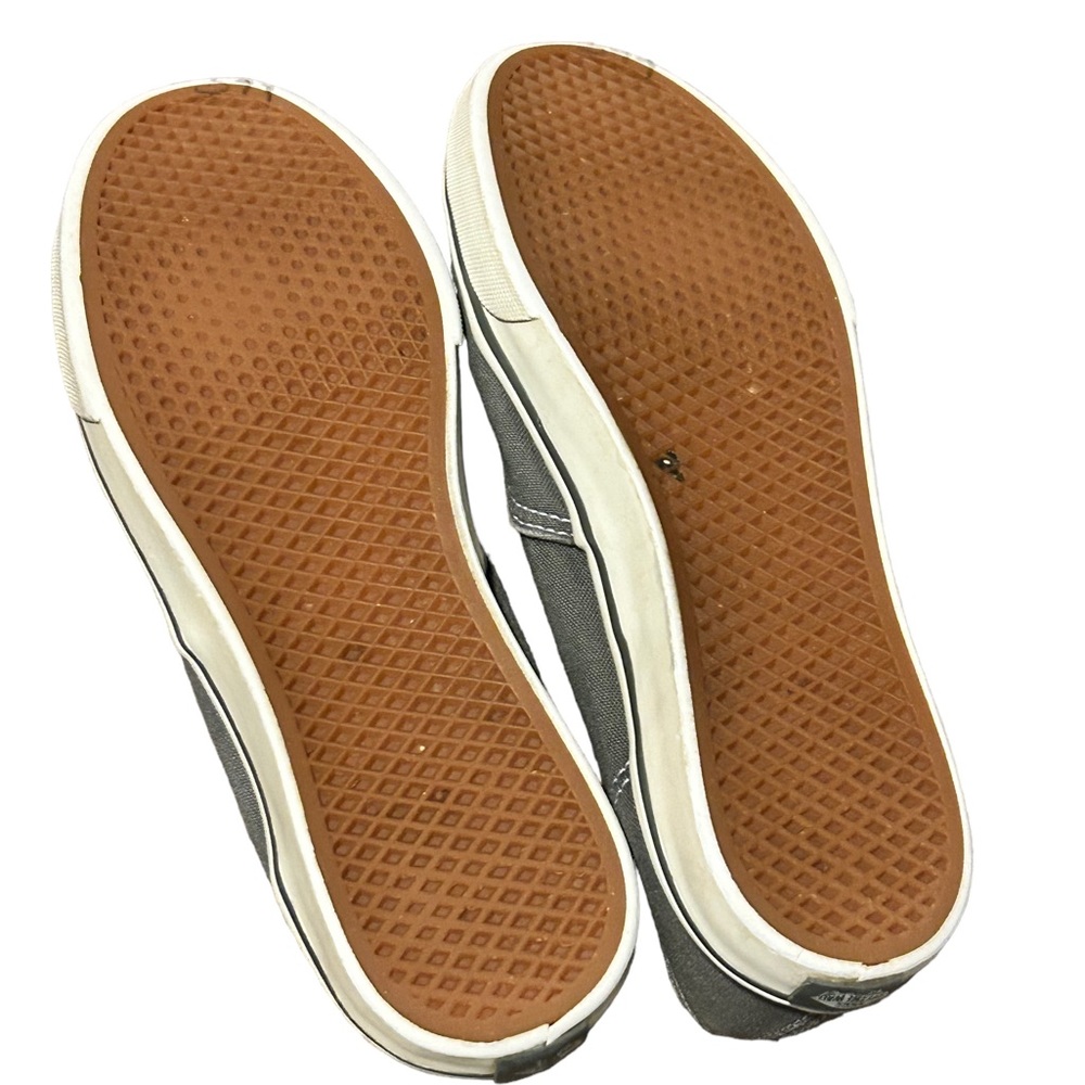 VANS Gray Unisex Lace Up Comfortable Sneaker Lifestyle Everyday Shoe-Size 7.5 - Picture 13 of 14